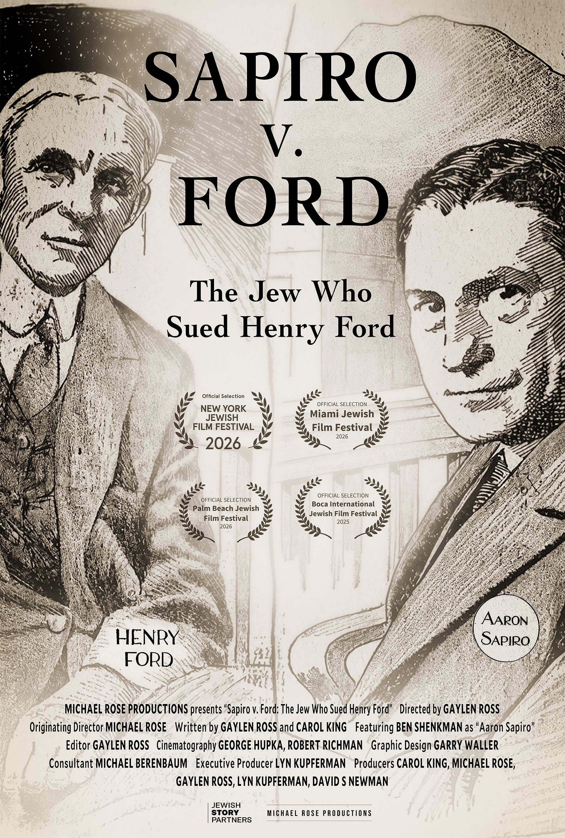 Poster de Sapiro vs. Ford: The Jew Who Sued Henry Ford