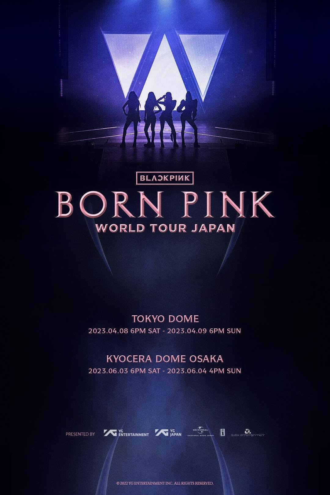Affiche du film BLACKPINK: 2023 Tour 'Born Pink' Japan