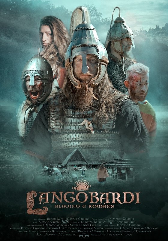 Poster de Langobardi - Alboino e Romans