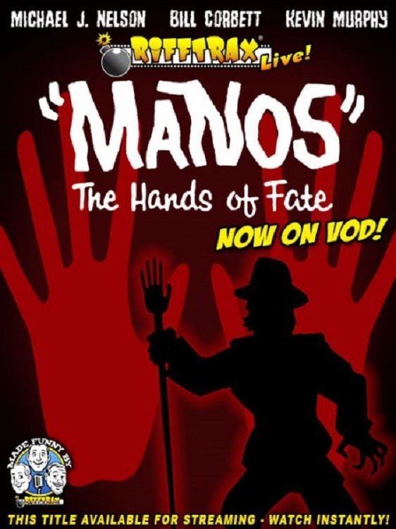 Poster de RiffTrax Live: "Manos" the Hands of Fate