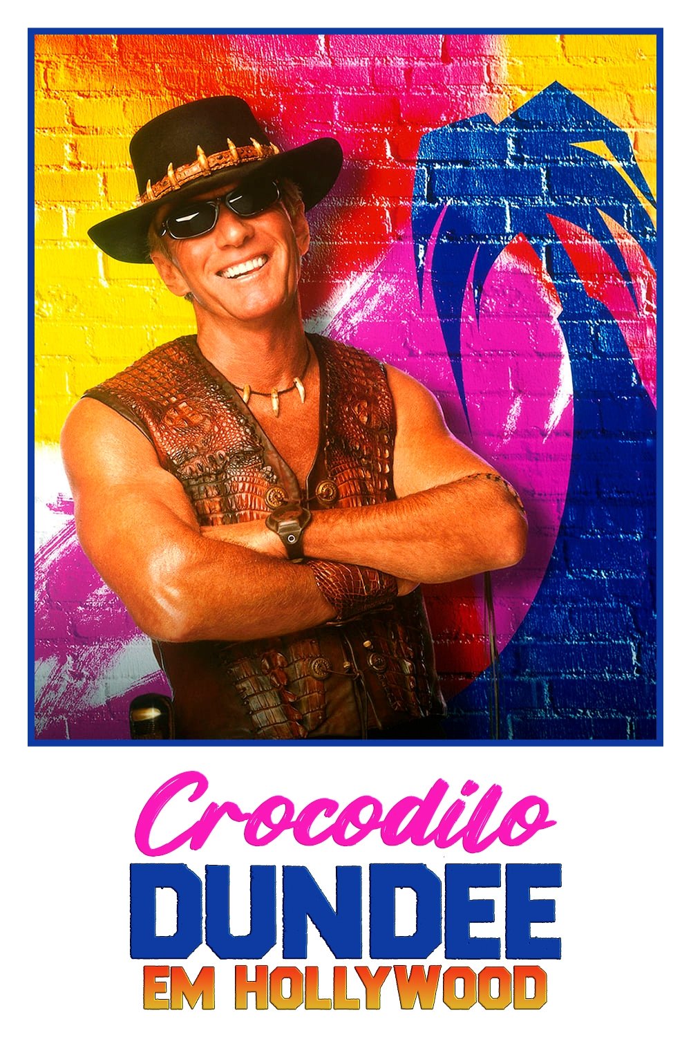 Poster de Crocodilo Dundee em Hollywood
