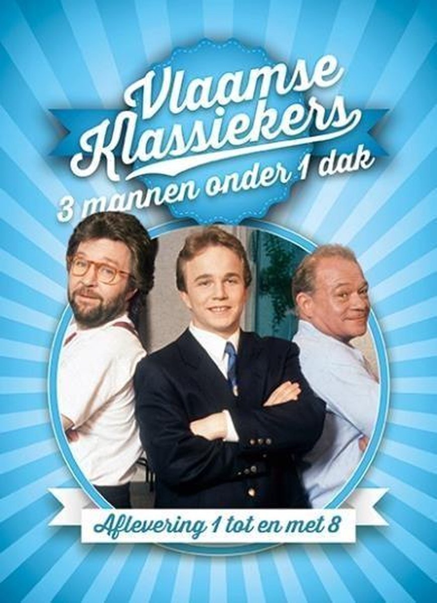 Poster de Drie Mannen Onder Één Dak