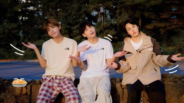 Jimin x Jung Kook behind #JEJU ISLAND