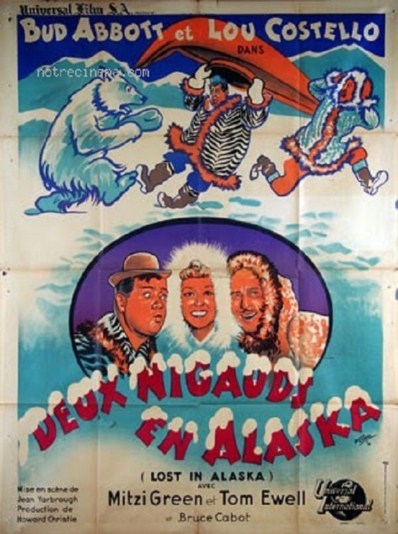 Affiche du film Deux nigauds en Alaska