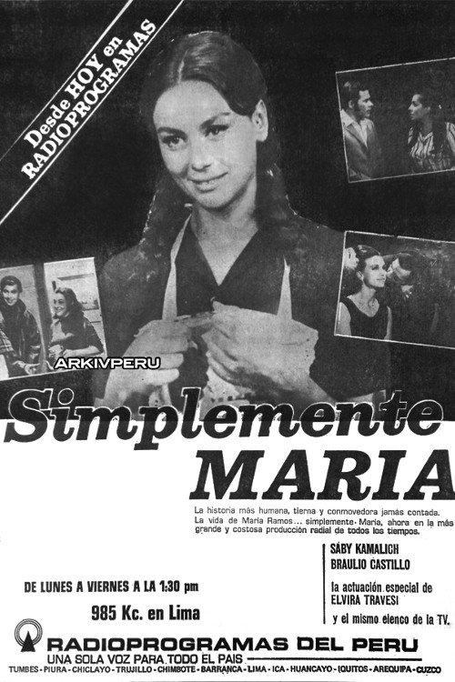 Poster de Simplemente María