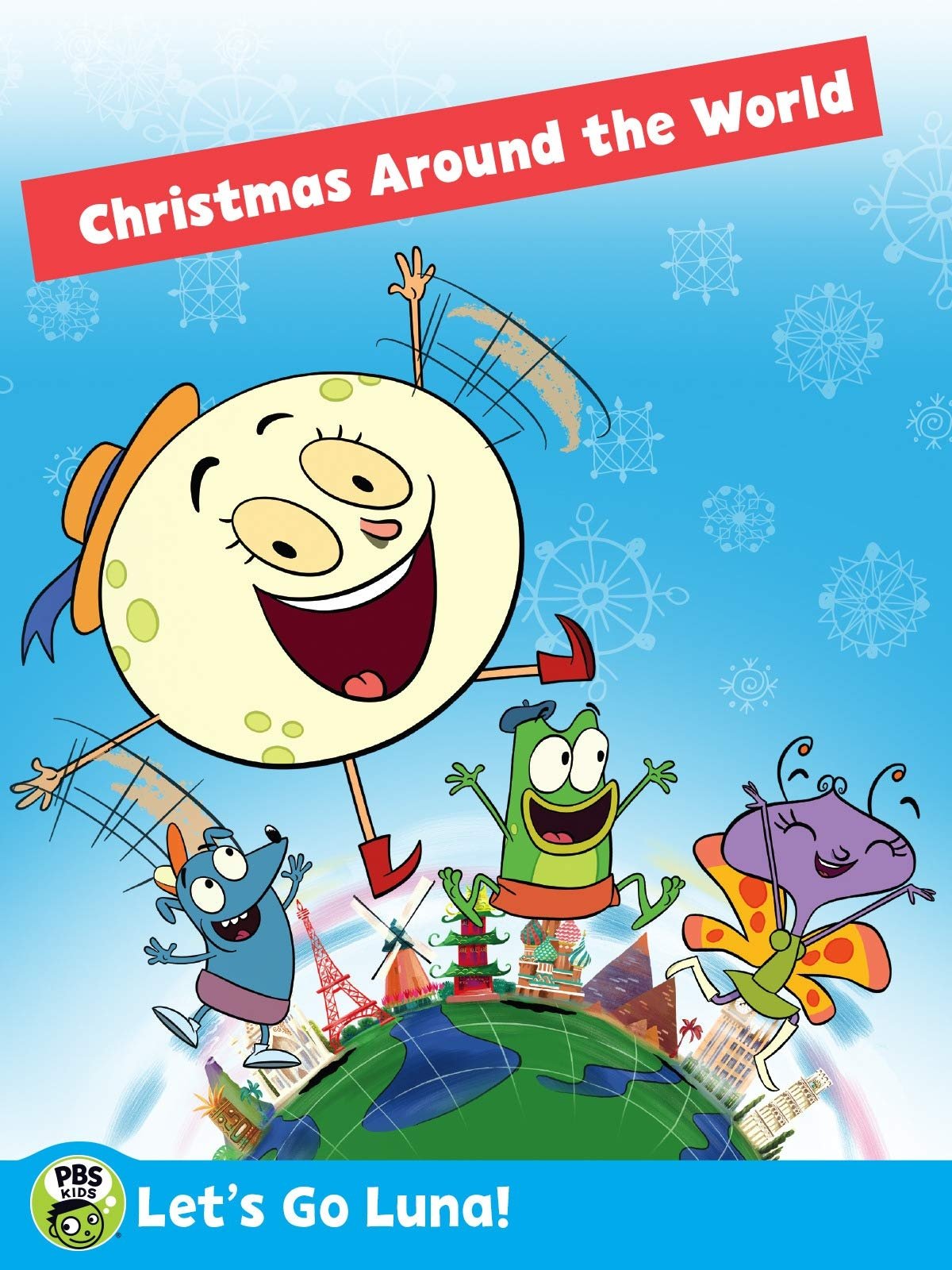 Poster de Let's Go Luna O Natal de Luna ao Redor do Mundo