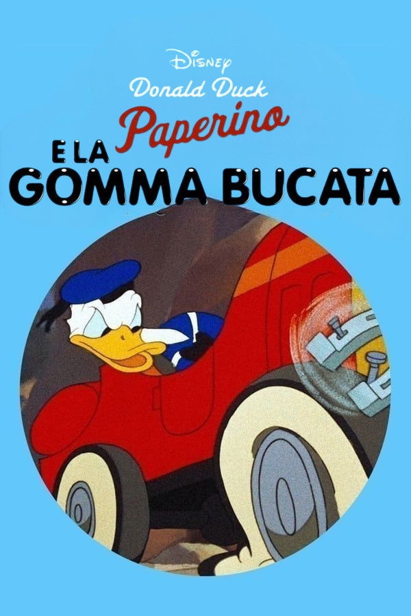 Paperino e la gomma bucata