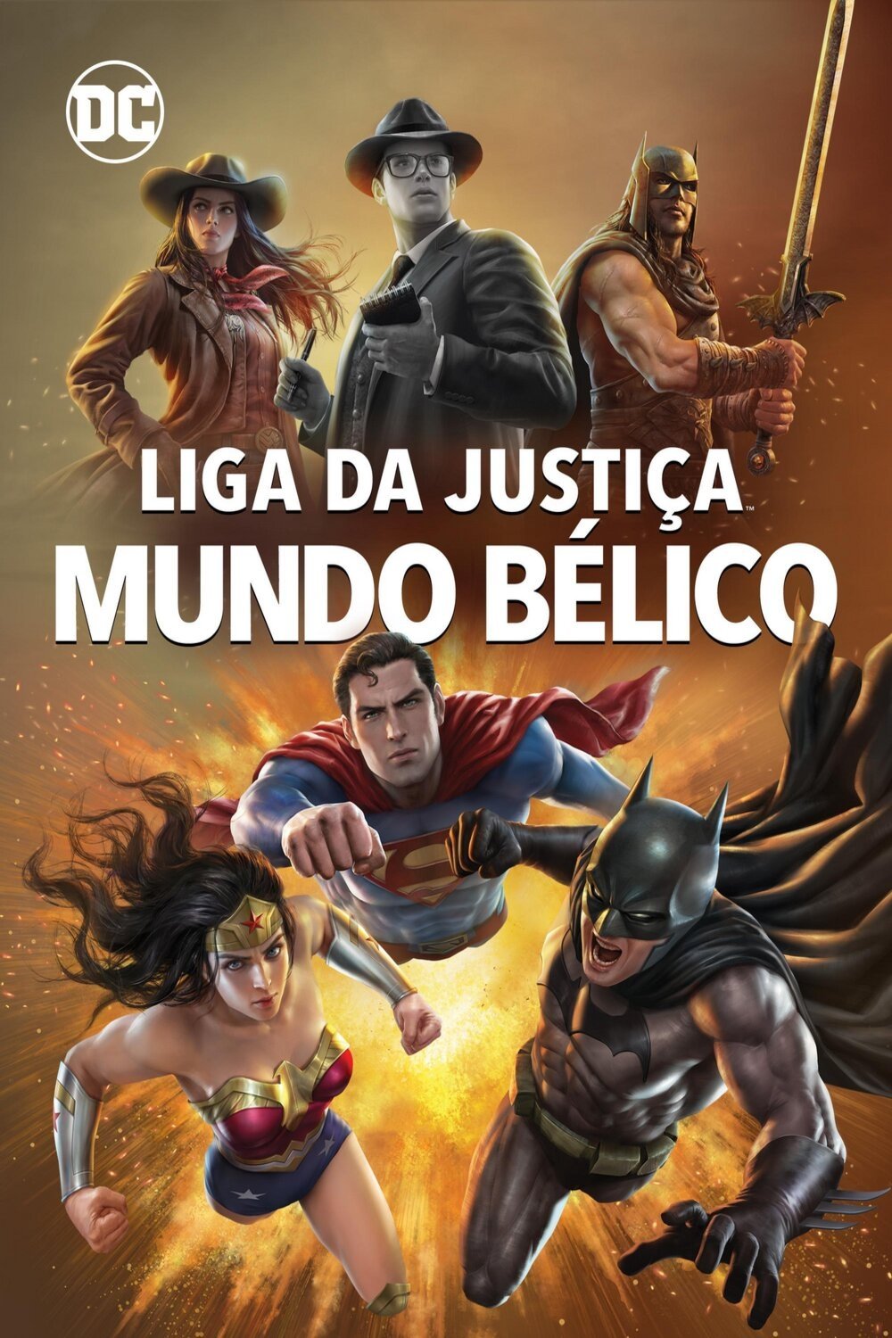 Poster de Liga da Justiça: Mundo Bélico