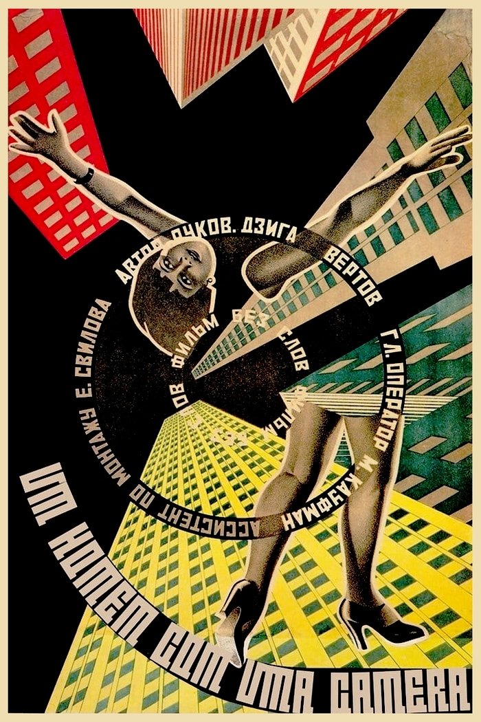 Poster de Um Homem com uma Câmera