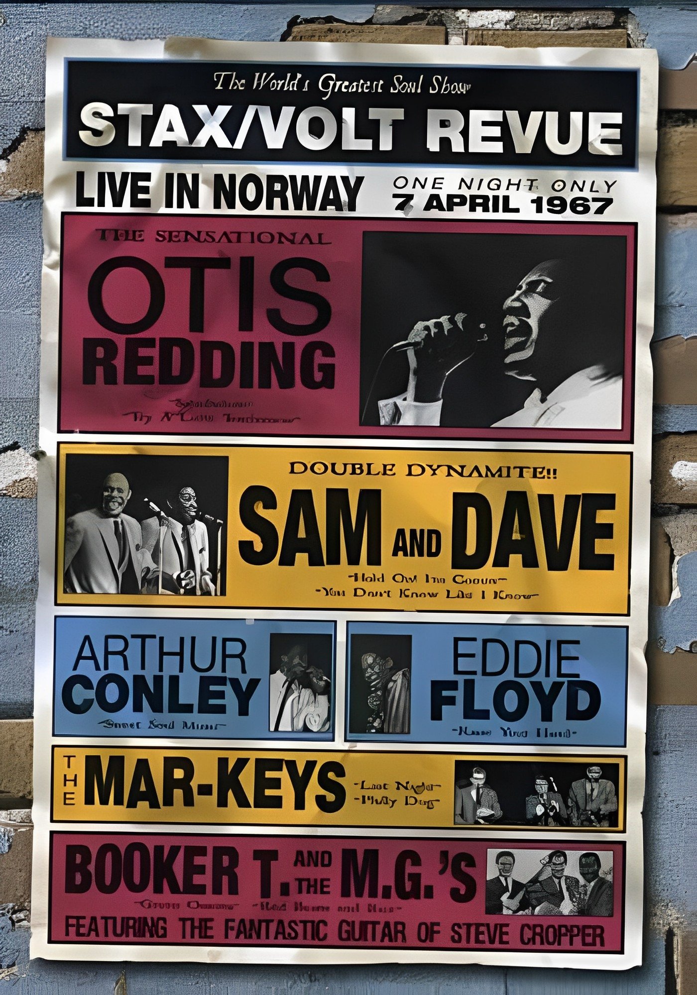 Poster de Stax/Volt Revue Live In Norway 1967