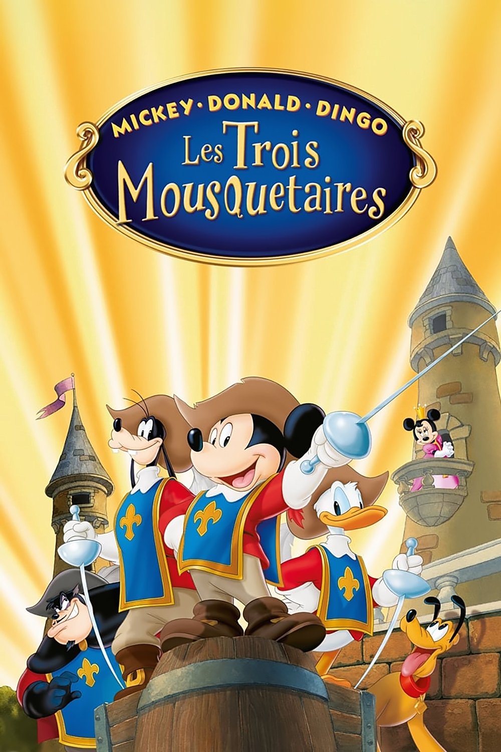 Affiche du film Mickey, Donald, Dingo : Les trois mousquetaires