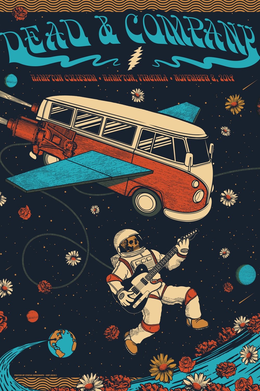 Poster de Dead & Company: 2019-11-08 Hampton Coliseum, Hampton, VA
