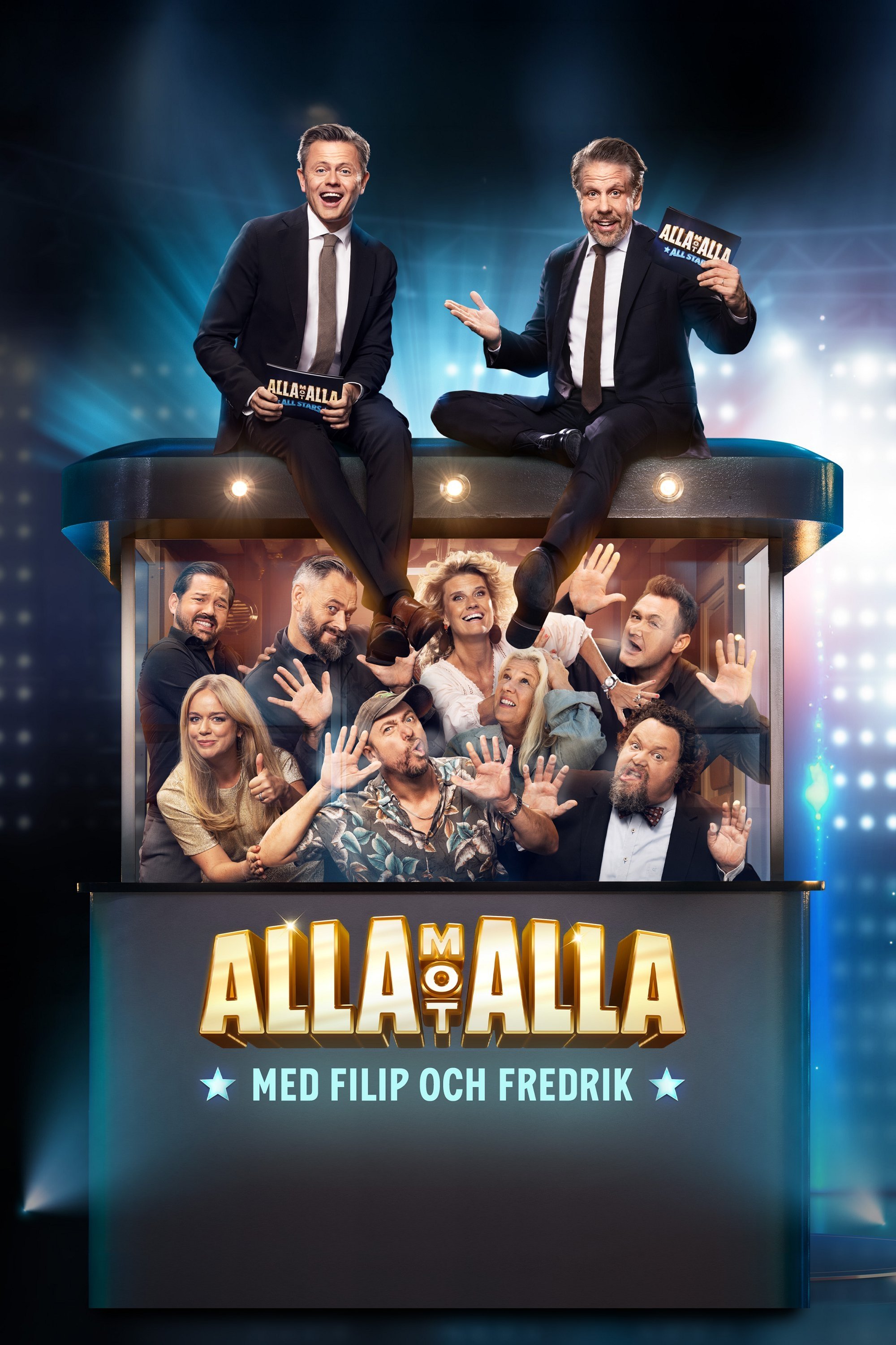 Poster de Alla mot alla med Filip och Fredrik