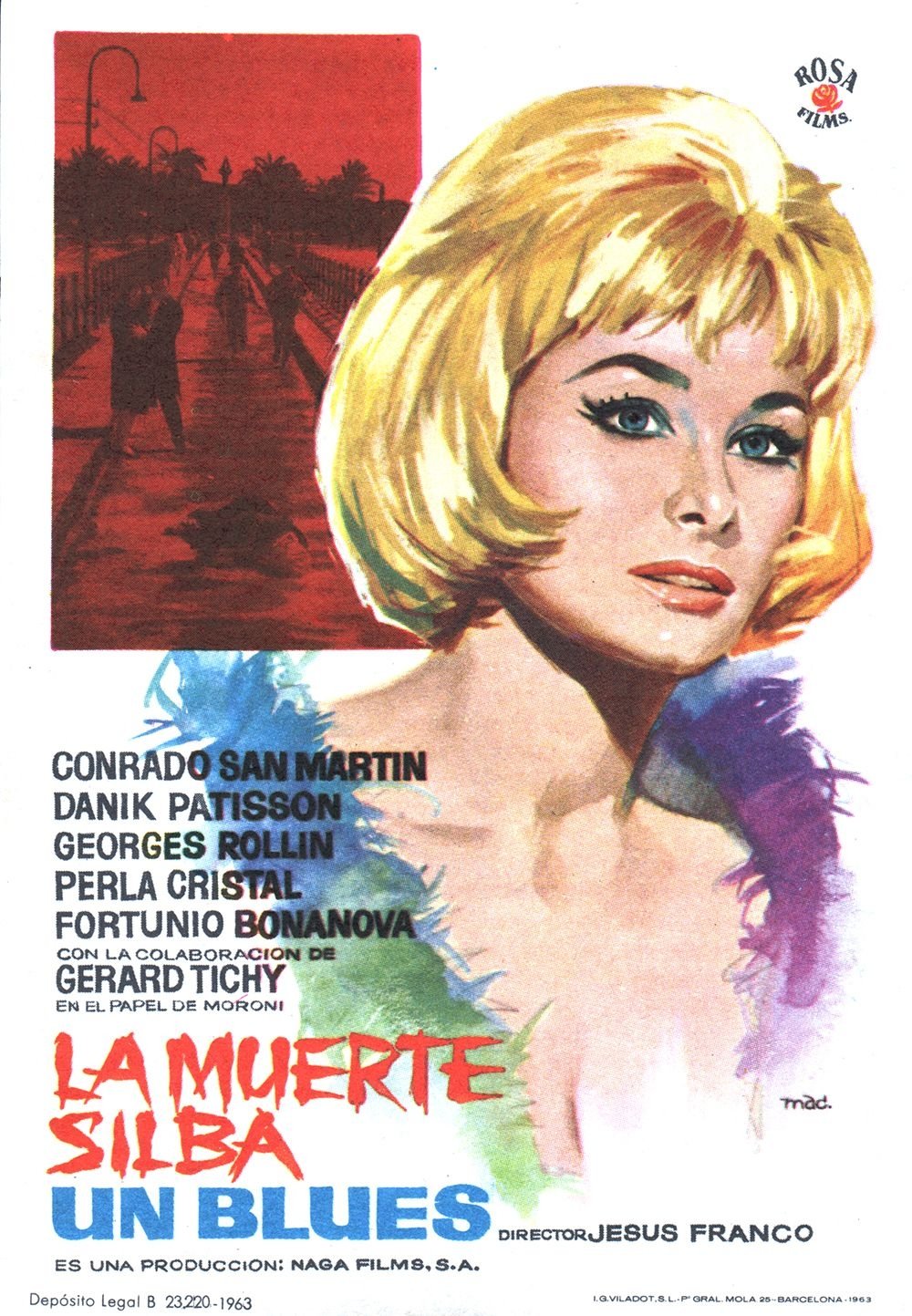 La muerte silba un blues Poster