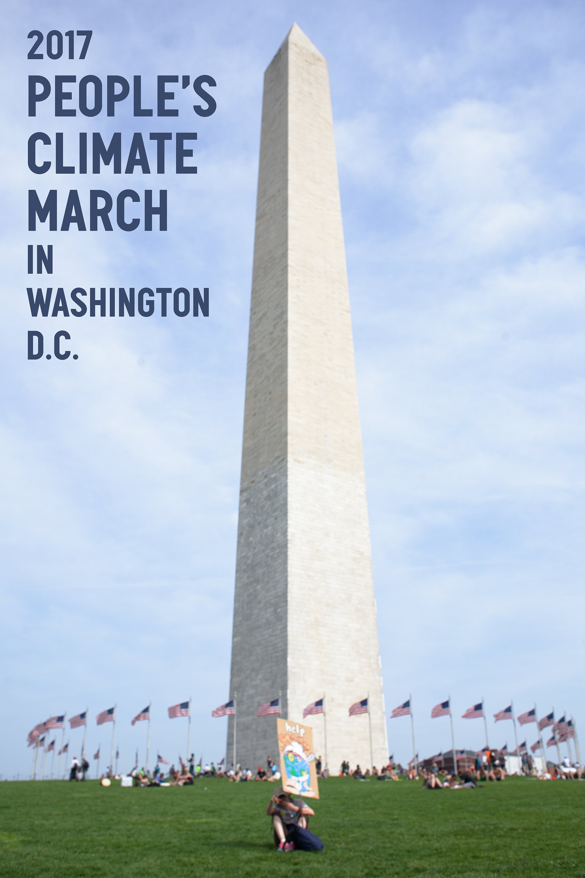 Poster de 2017 People's Climate March in Washington D.C.