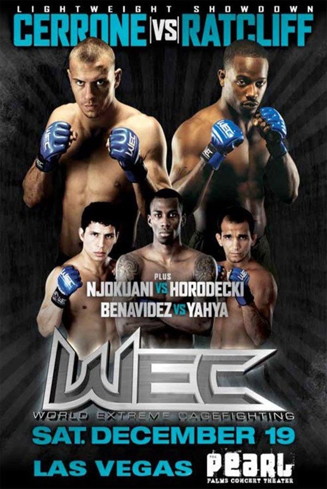 Poster de WEC 45: Cerrone vs. Ratcliff