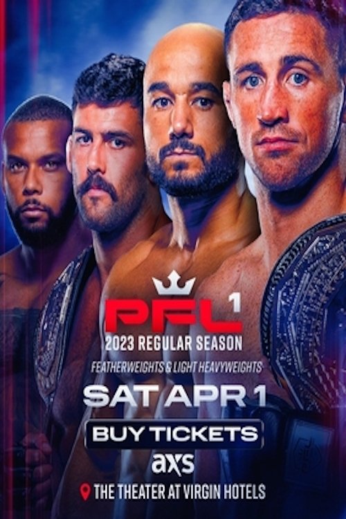 Poster de PFL 2023 #1: Regular Season - Loughnane vs. Moraes