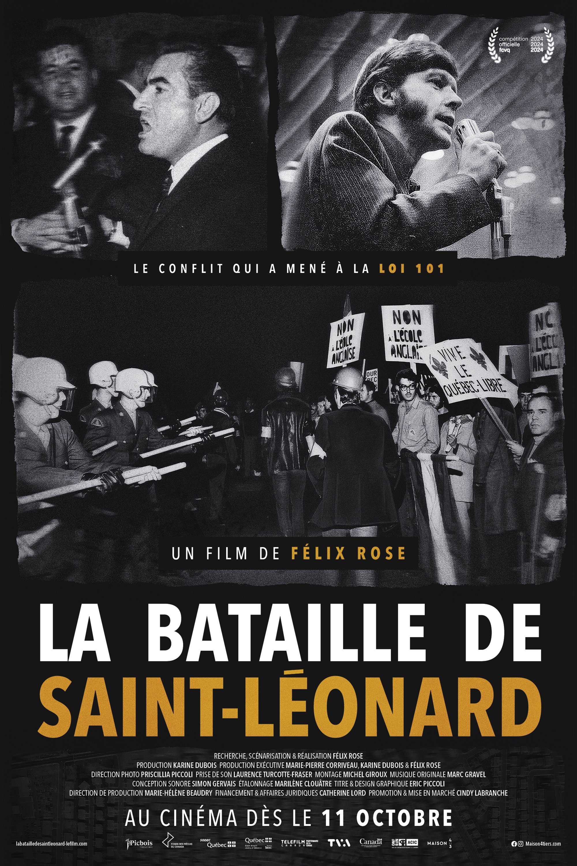 Poster de La bataille de Saint-Léonard