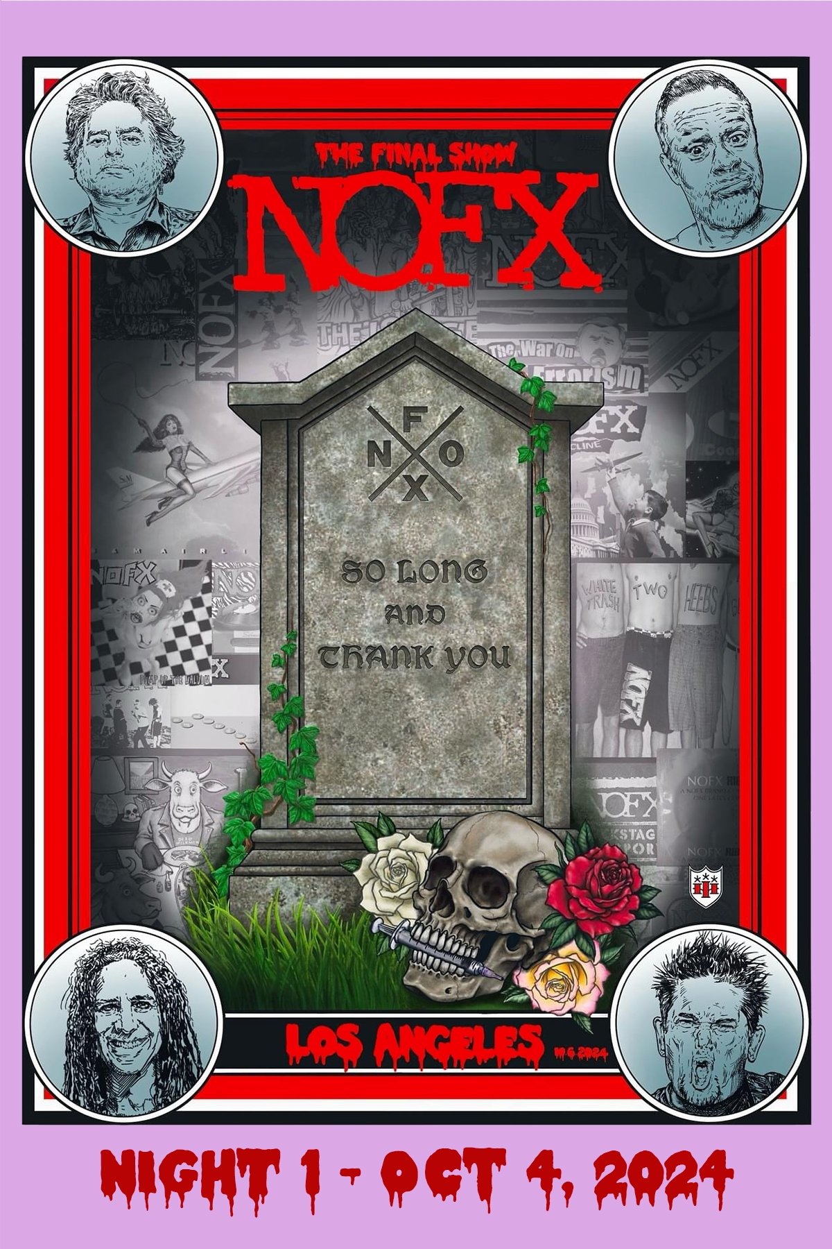 Poster de NOFX: The Final Show (Night 1) Oct 4, 2024