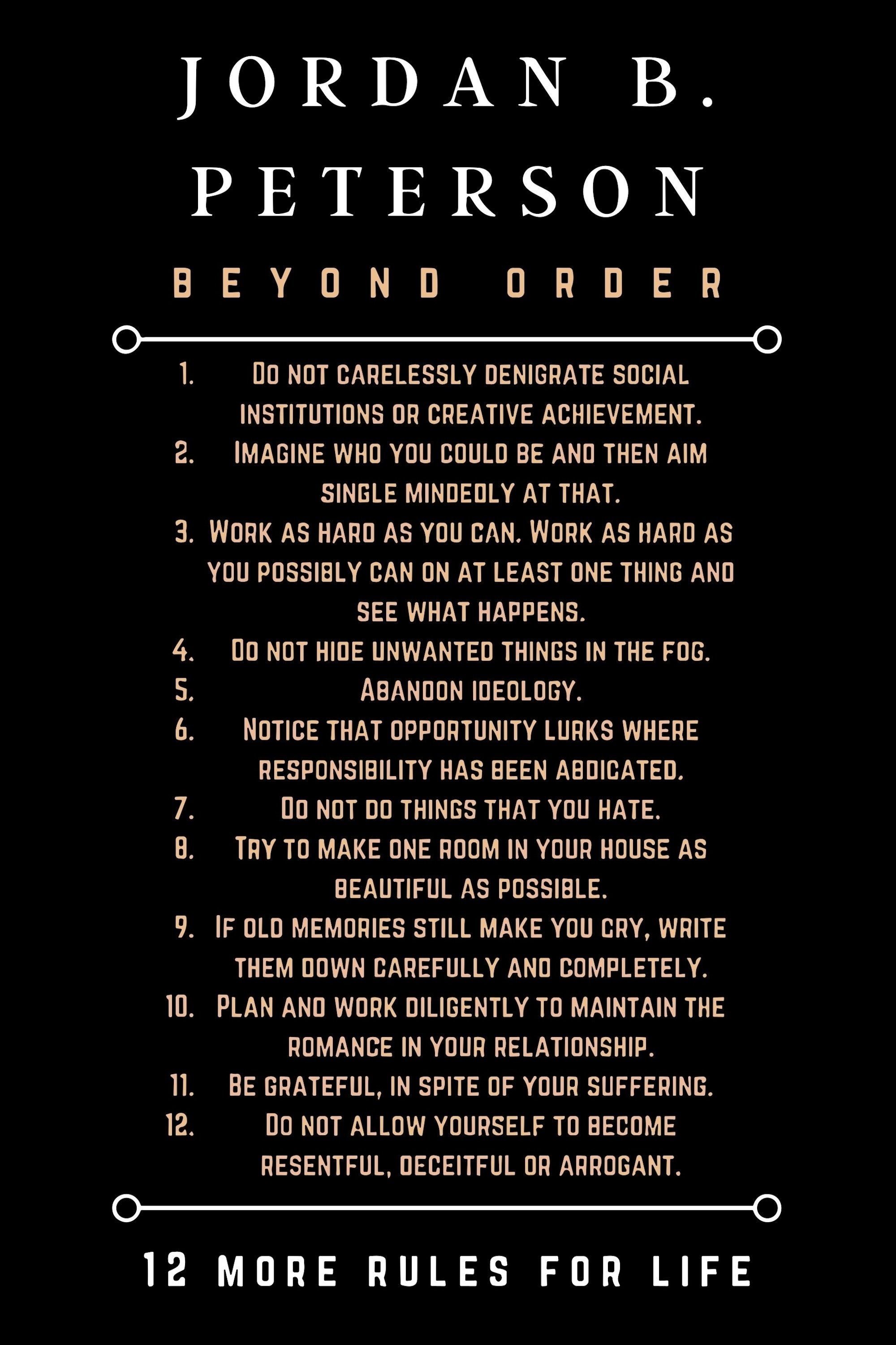 Poster de Beyond Order Tour