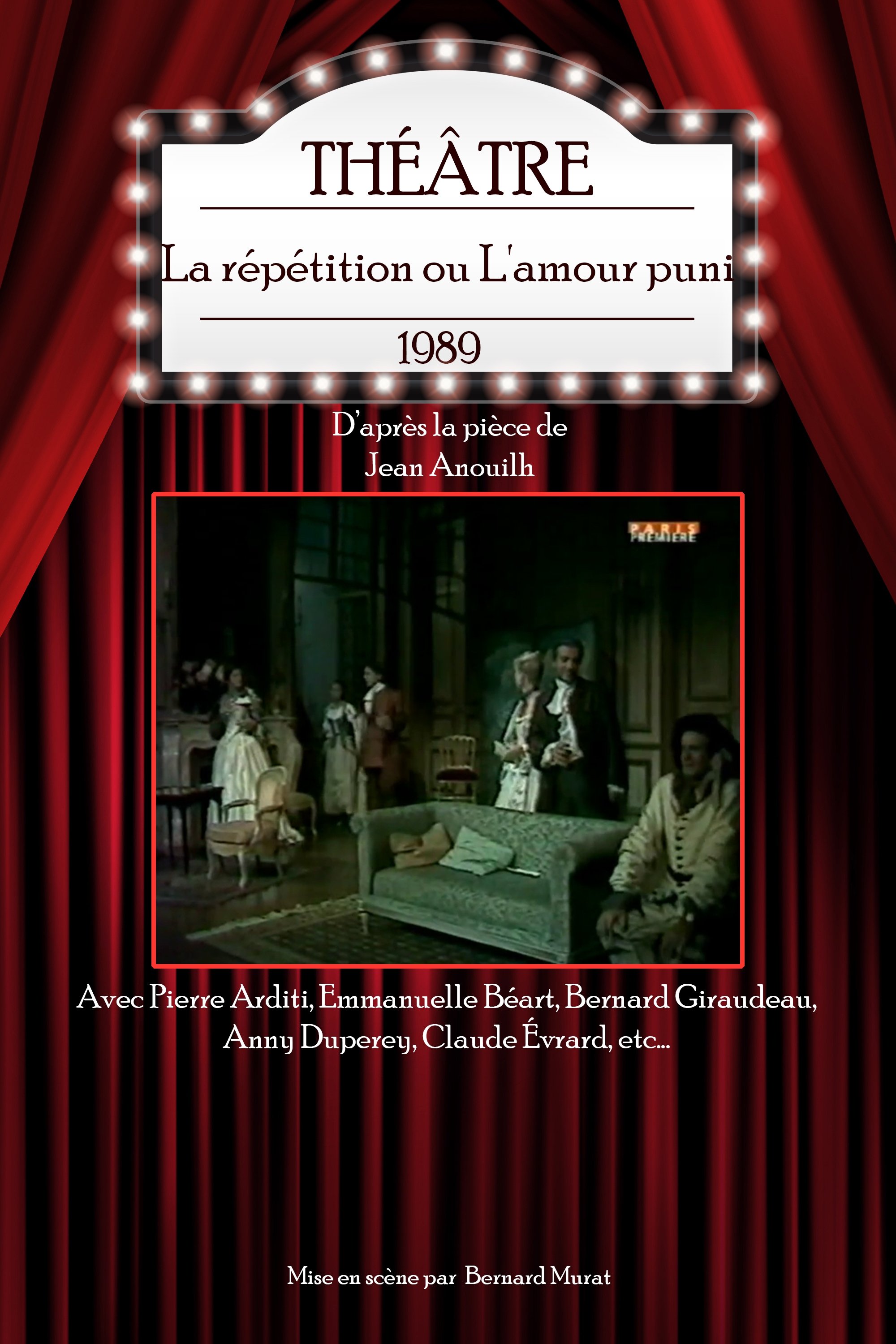 Poster de La répétition ou L'amour puni
