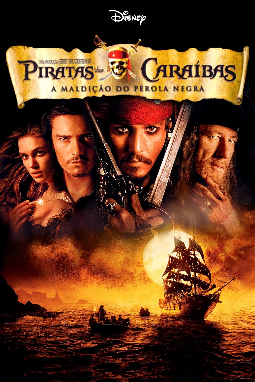 Poster de Piratas do Caribe: A Maldição do Pérola Negra