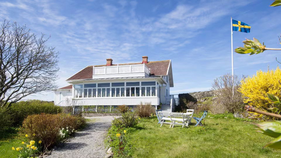 Gamla pensionatet på Käringön i Bohuslän