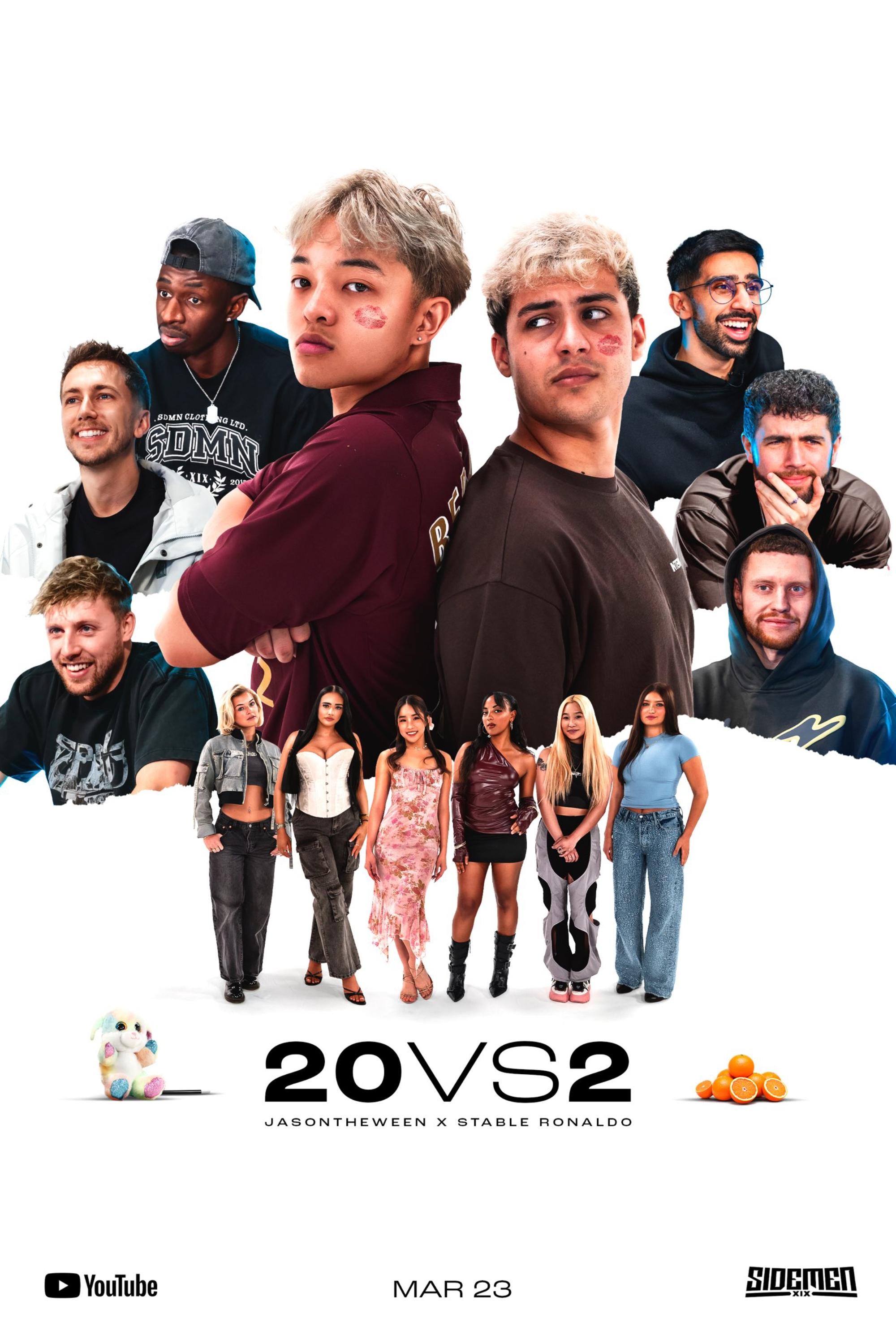 Poster de 20 vs. 2: JasonTheWeen & Stable Ronaldo Edition