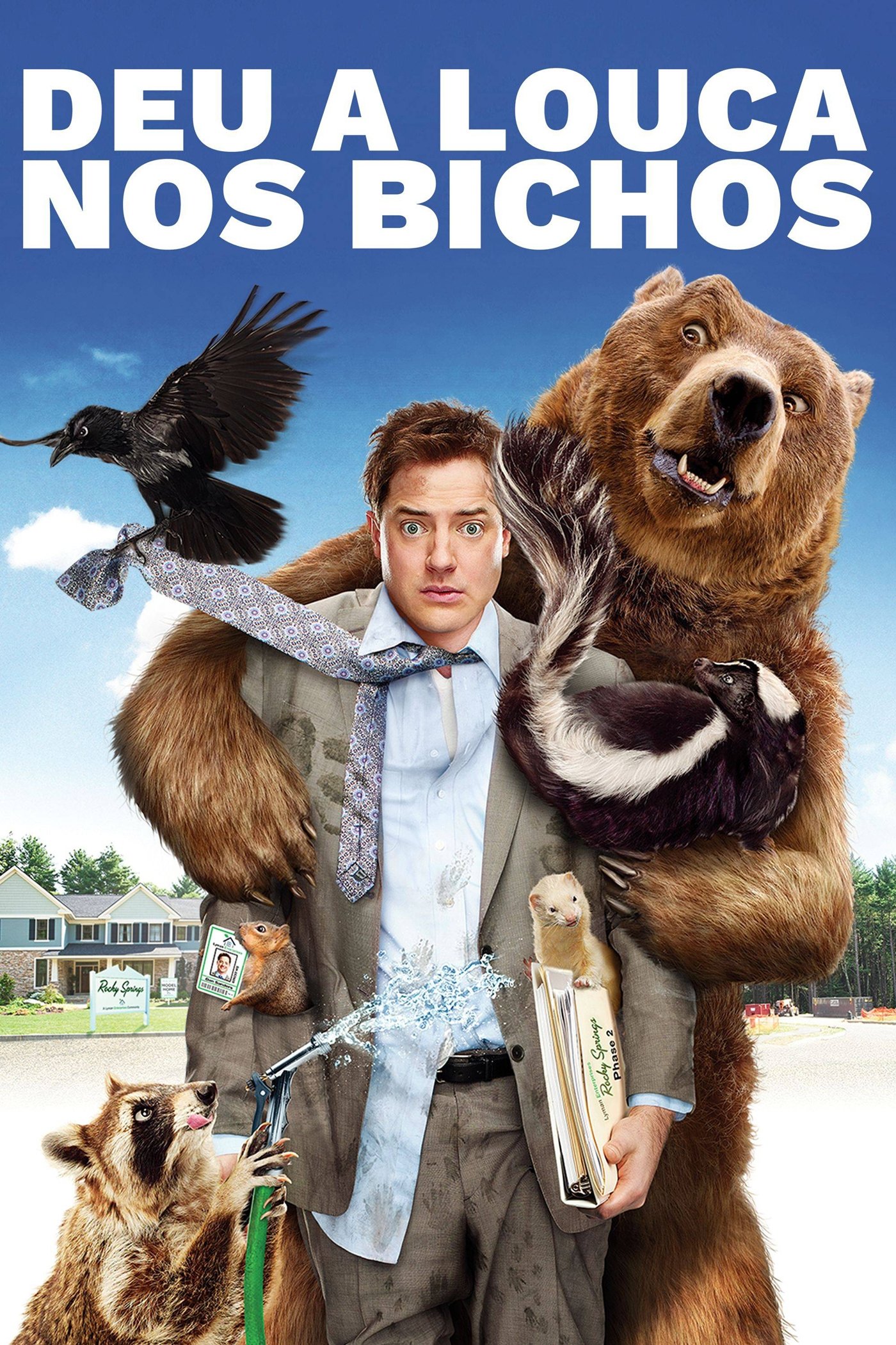 Poster de Deu a Louca nos Bichos