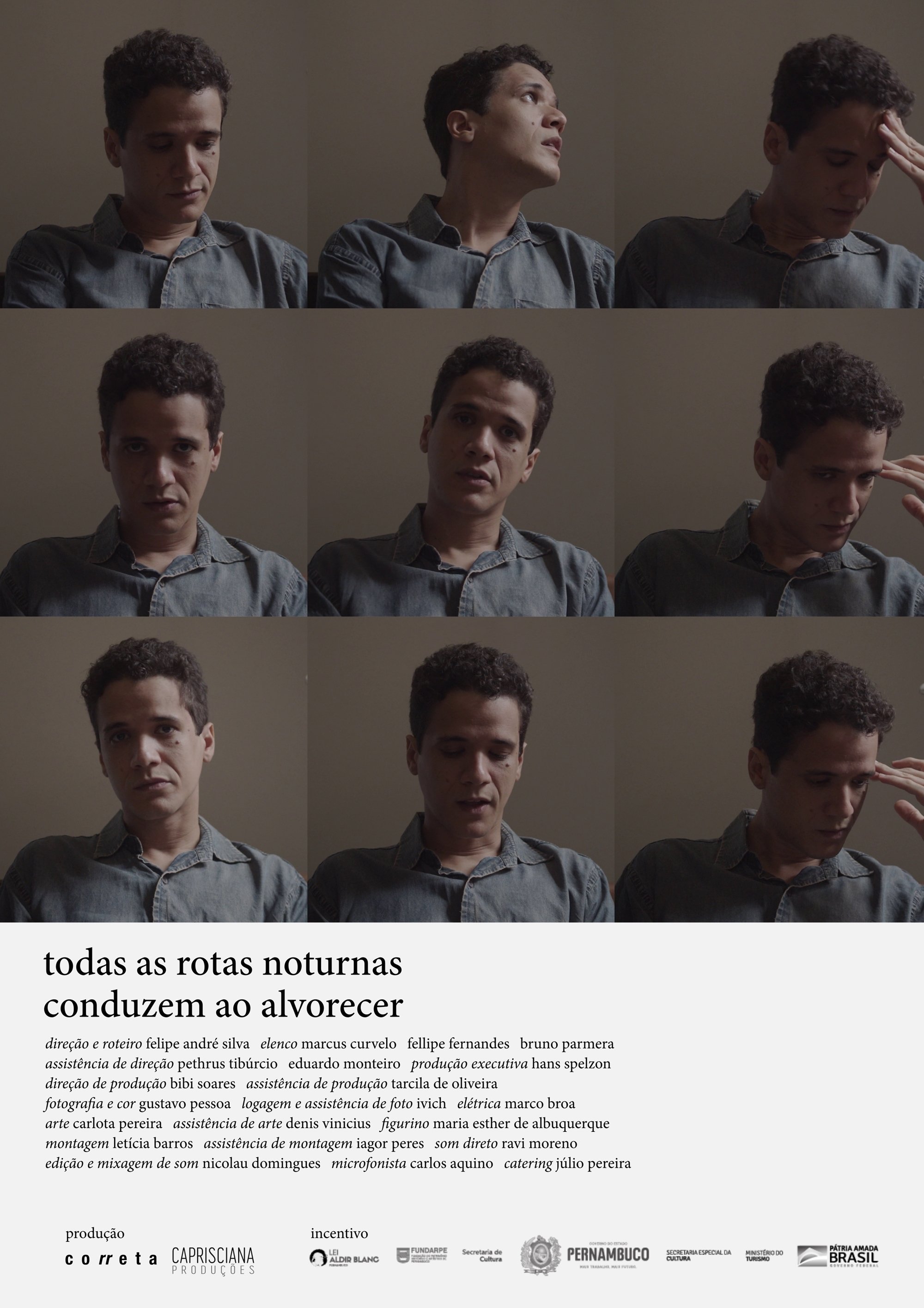 Poster de Todas as Rotas Noturnas Conduzem ao Alvorecer