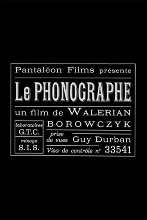 Le phonographe Poster