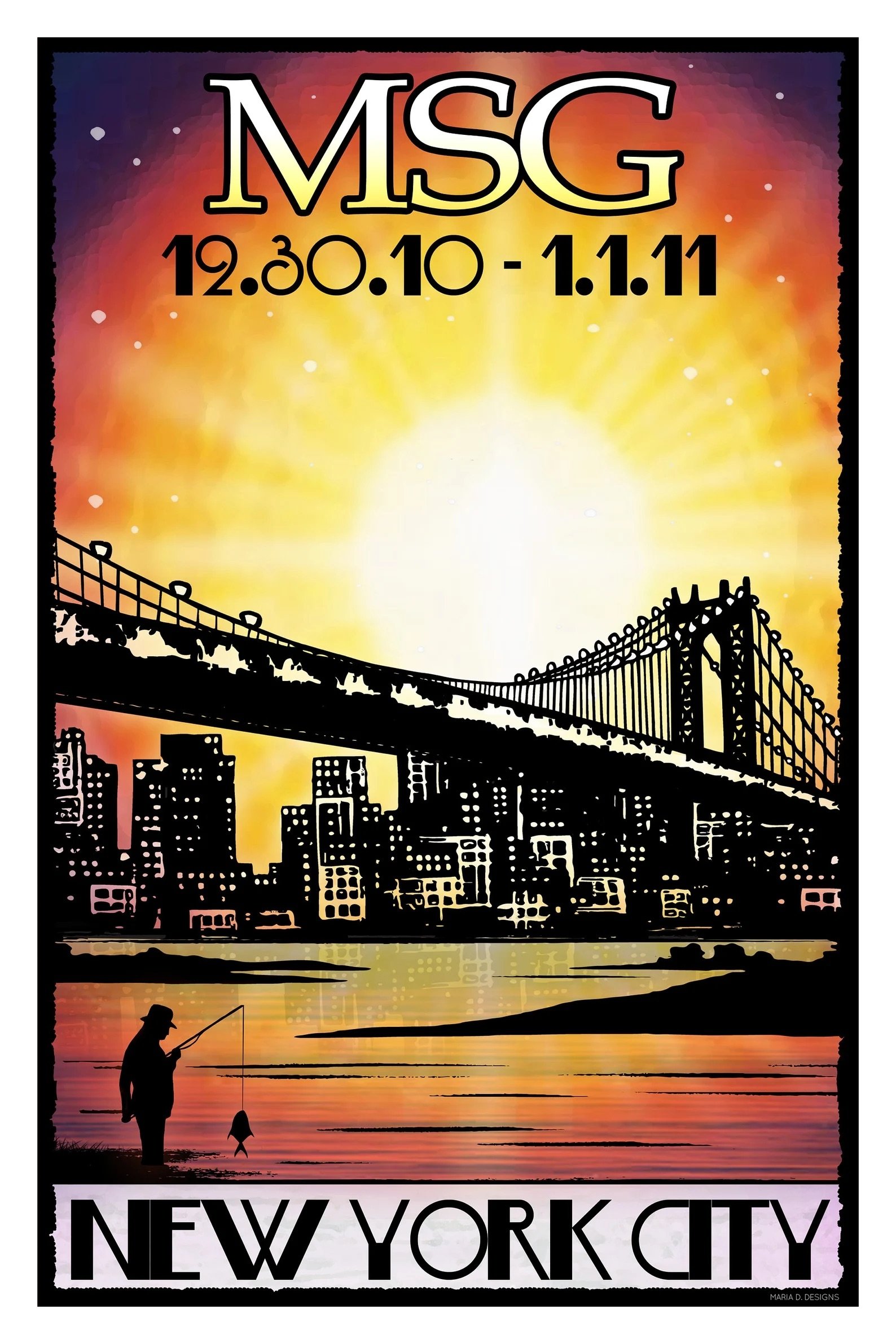 Poster de Phish 2010-12-31 Madison Square Garden, New York, NY
