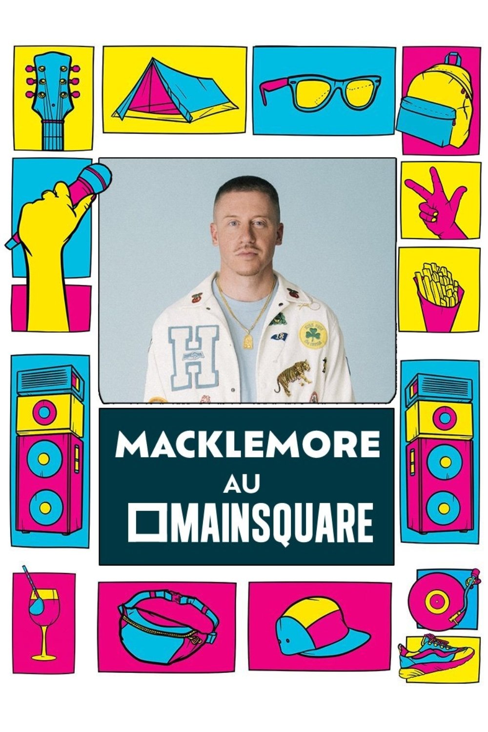 Poster de Macklemore en concert au Main Square Festival 2023