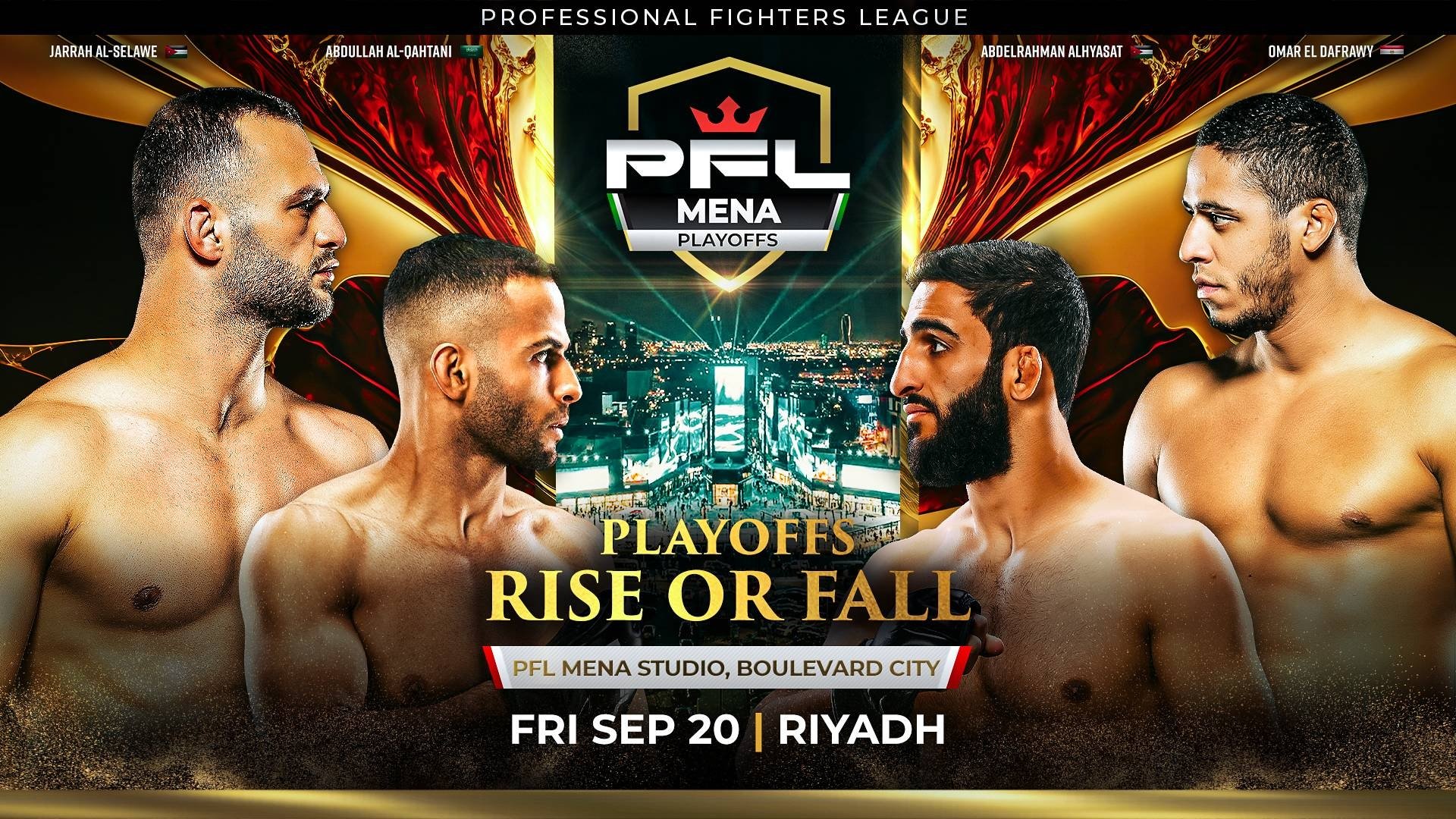 PFL 2024 MENA #3: Playoffs -  Al-Qahtani vs. Alhyasat