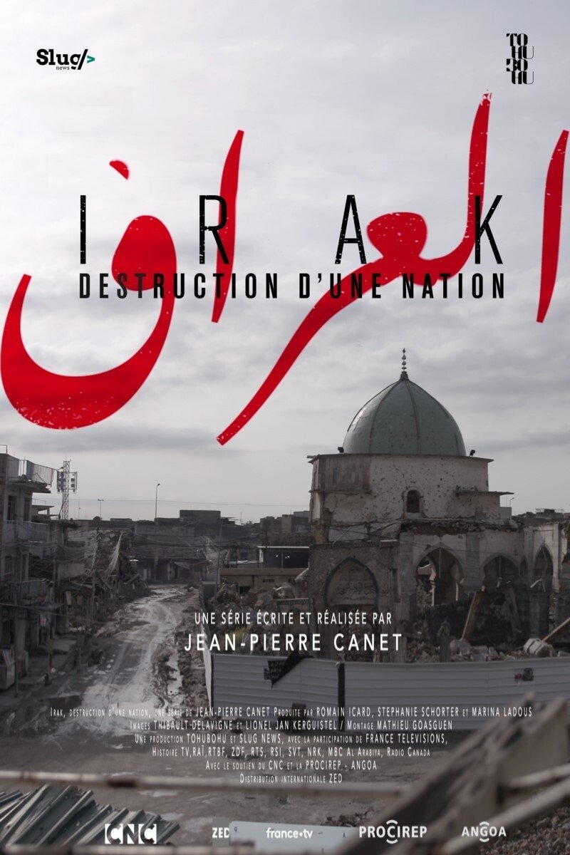 Poster de Irak, destruction d'une nation
