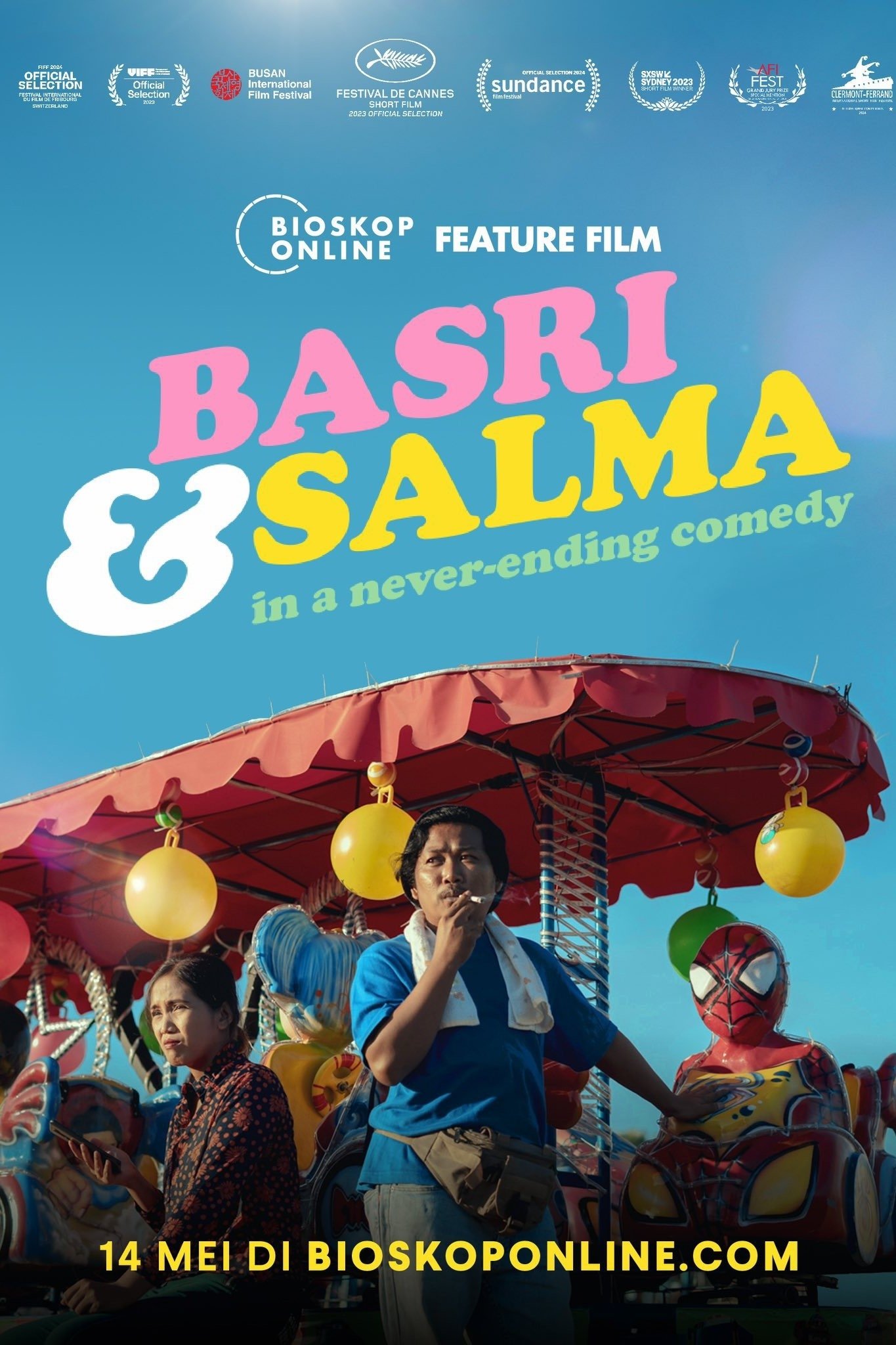 Poster de Basri & Salma dalam Komedi yang Terus Berputar