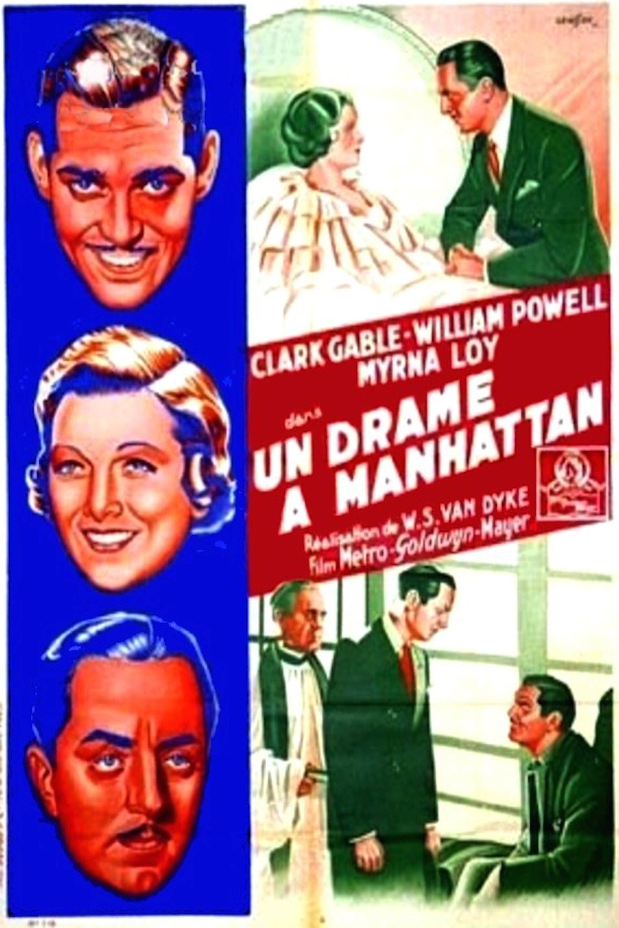 Affiche du film Manhattan Melodrama