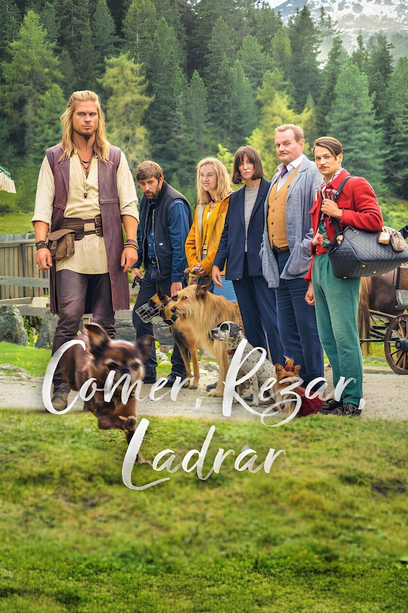 Poster de Comer, Rezar, Ladrar