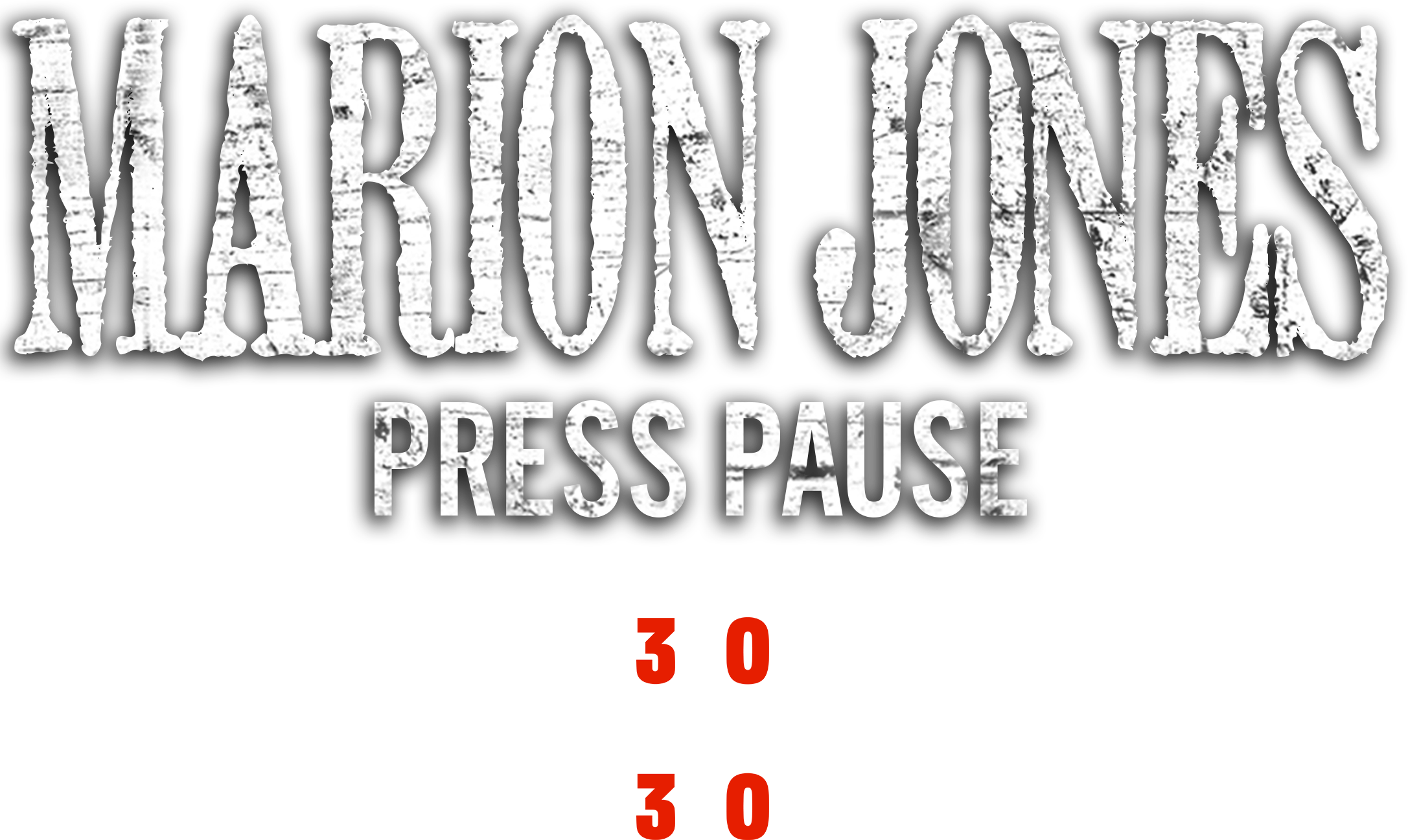 Marion Jones: Press Pause Logo