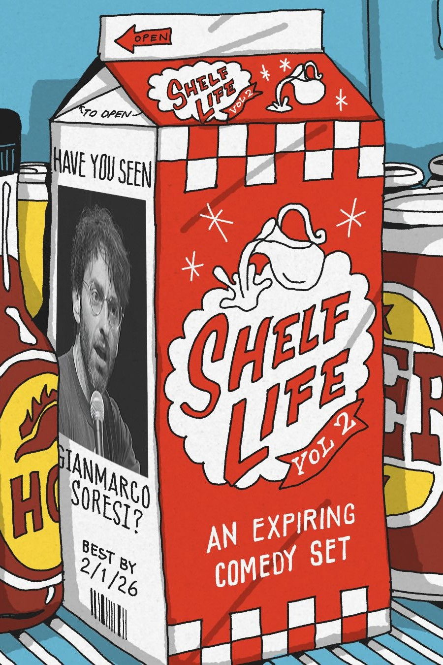 Plakat, der markedsfører Gianmarco Soresi: Shelf Life Vol. 2