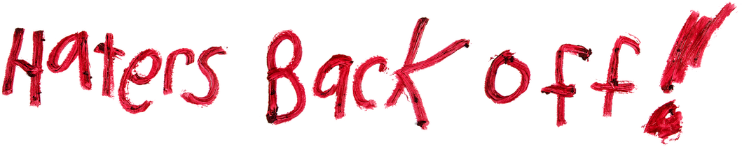 Haters Back Off Logo