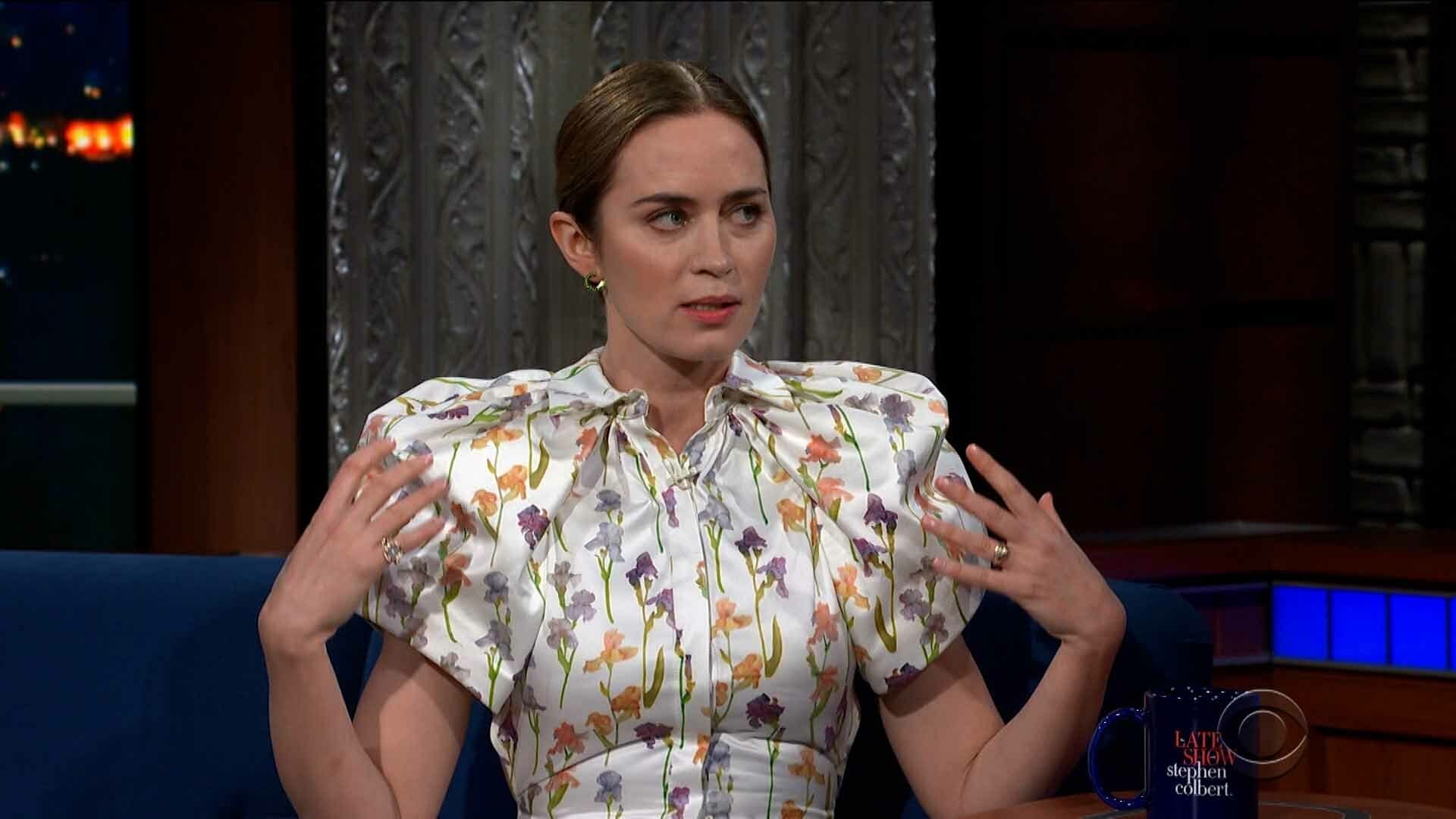The Late Show with Stephen Colbert Season 6 :Episode 159  Emily Blunt, Bob Costas