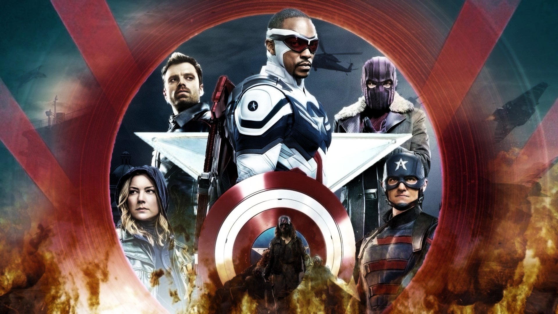 The Falcon and the Winter Soldier background