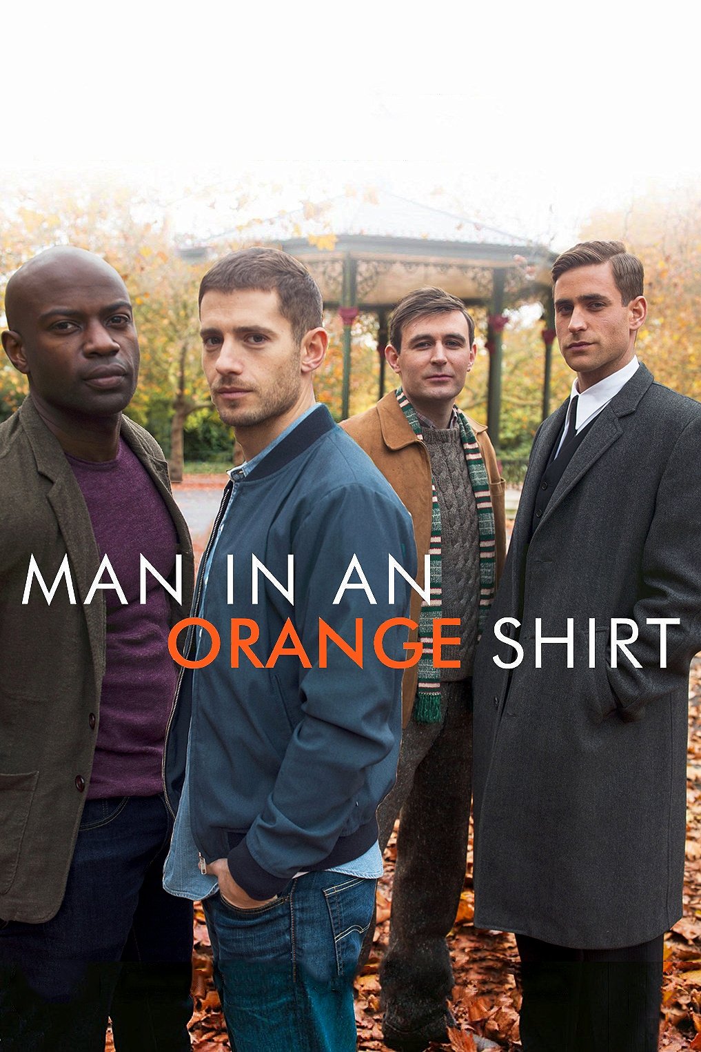 Man in an Orange Shirt Poster