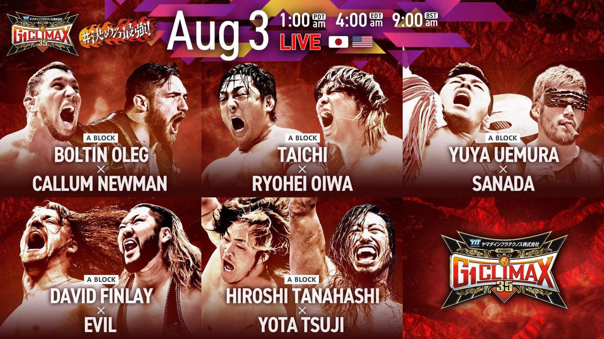 NJPW G1 Climax 35: Day 11
