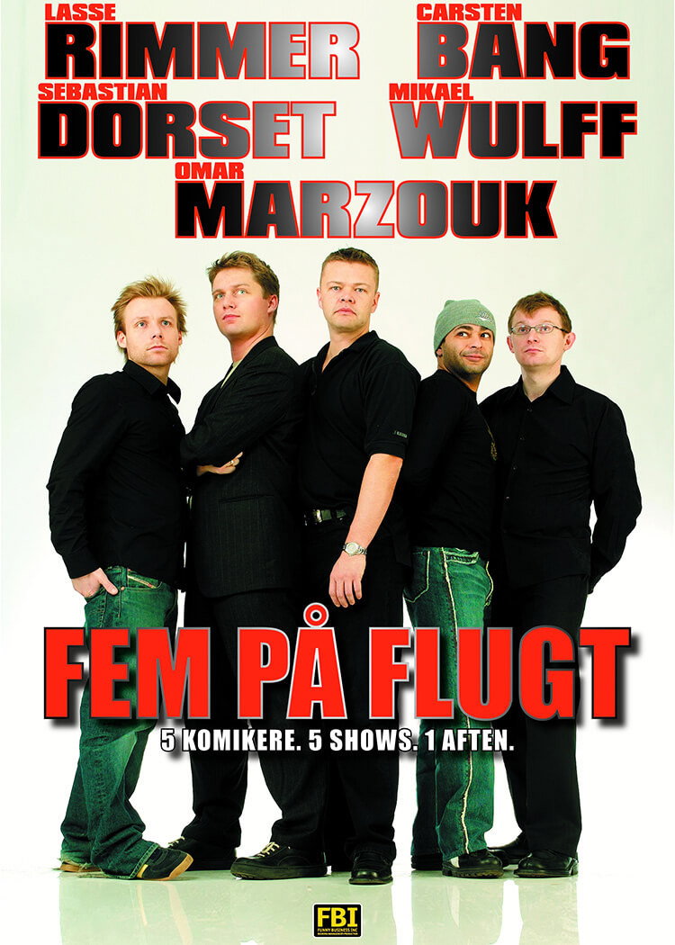 Fem P&aring; Flugt