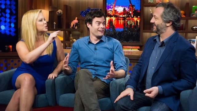 Watch What Happens Live with Andy Cohen Season 12 :Episode 118  Amy Schumer, Bill Hader & Judd Apatow
