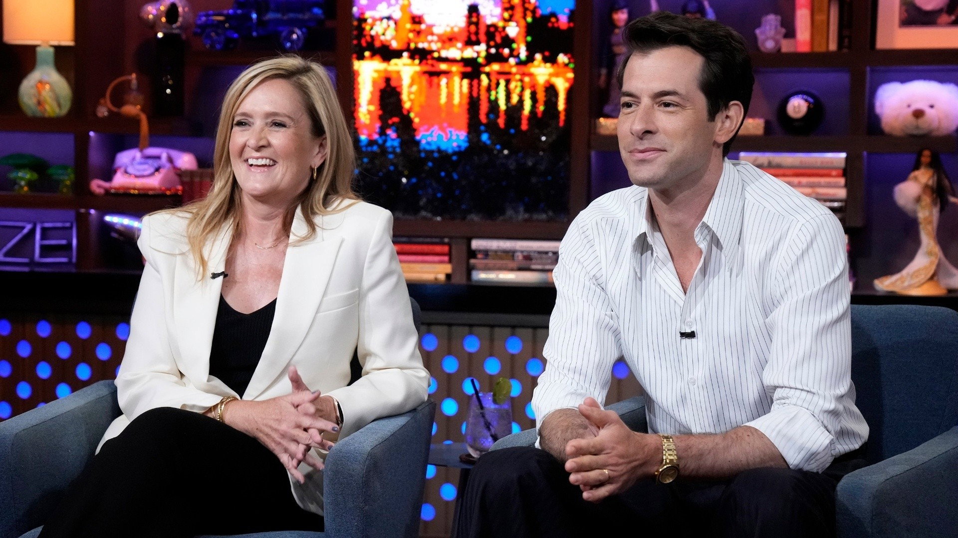 Mark Ronson and Samantha Bee