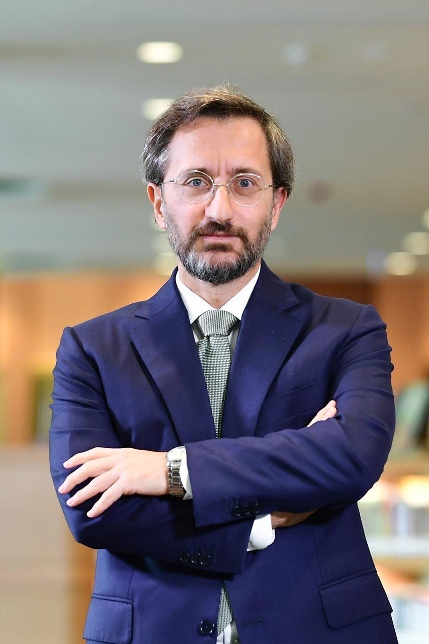 Fahrettin Altun's picture in the cast