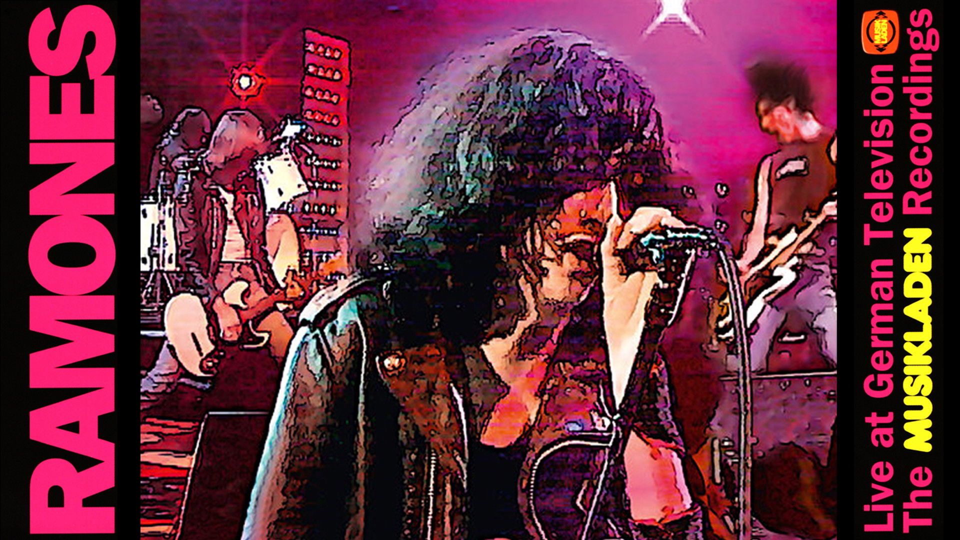 Ramones: Live at Musikladen backdrop cover